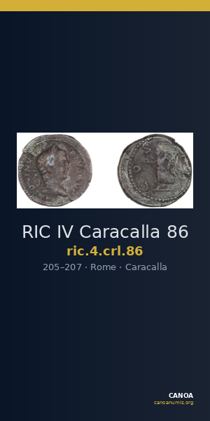 RIC IV Caracalla 86 — CANOA