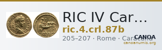RIC IV Caracalla 87b — CANOA