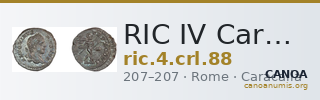 RIC IV Caracalla 88 — CANOA