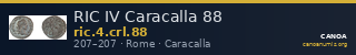 RIC IV Caracalla 88 — CANOA