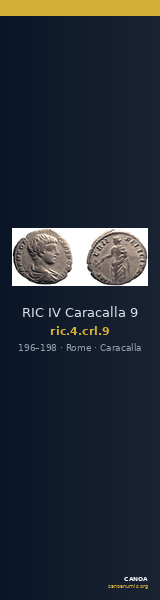 RIC IV Caracalla 9 — CANOA