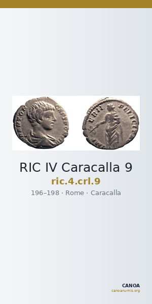 RIC IV Caracalla 9 — CANOA