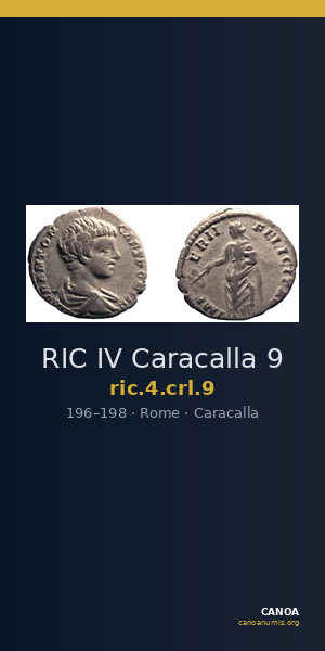 RIC IV Caracalla 9 — CANOA