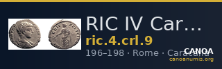 RIC IV Caracalla 9 — CANOA