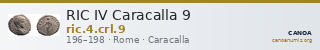 RIC IV Caracalla 9 — CANOA