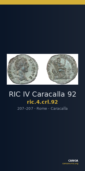 RIC IV Caracalla 92 — CANOA