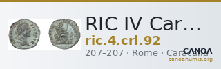 RIC IV Caracalla 92 — CANOA