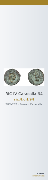 RIC IV Caracalla 94 — CANOA