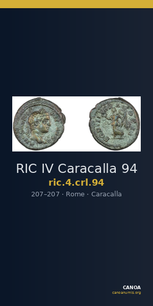 RIC IV Caracalla 94 — CANOA