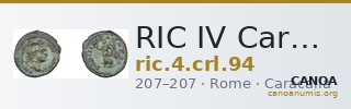 RIC IV Caracalla 94 — CANOA