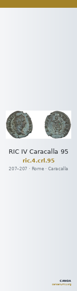 RIC IV Caracalla 95 — CANOA
