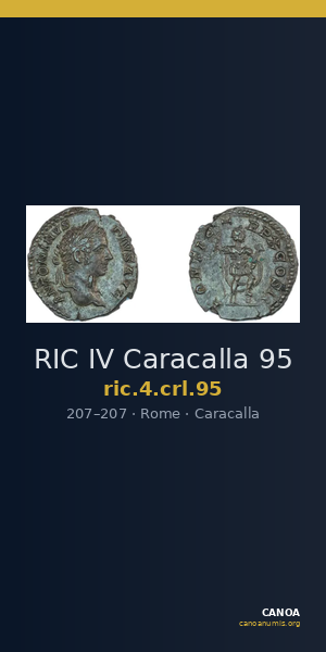 RIC IV Caracalla 95 — CANOA