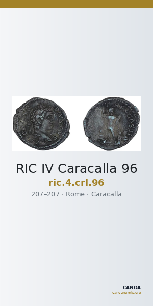 RIC IV Caracalla 96 — CANOA