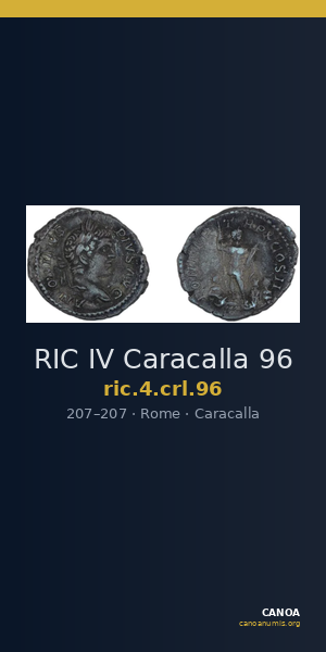 RIC IV Caracalla 96 — CANOA