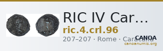 RIC IV Caracalla 96 — CANOA