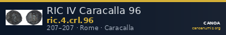 RIC IV Caracalla 96 — CANOA