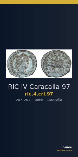 RIC IV Caracalla 97 — CANOA