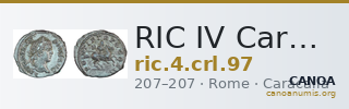 RIC IV Caracalla 97 — CANOA