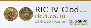 RIC IV Clodius Albinus 10 — CANOA