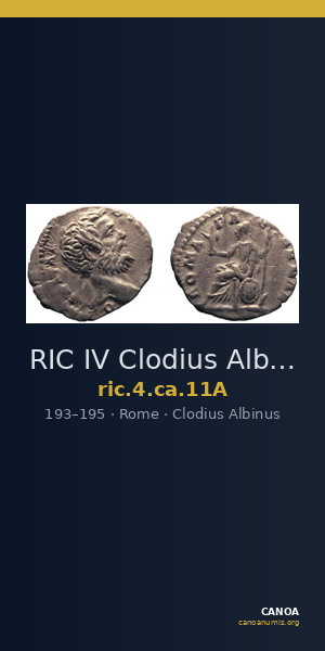 RIC IV Clodius Albinus 11A — CANOA