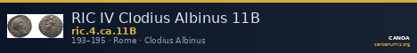 RIC IV Clodius Albinus 11B — CANOA