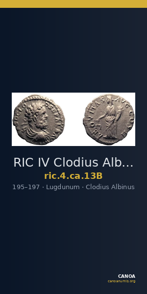 RIC IV Clodius Albinus 13B — CANOA