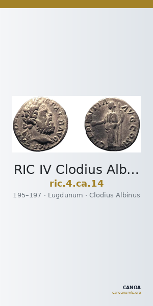 RIC IV Clodius Albinus 14 — CANOA