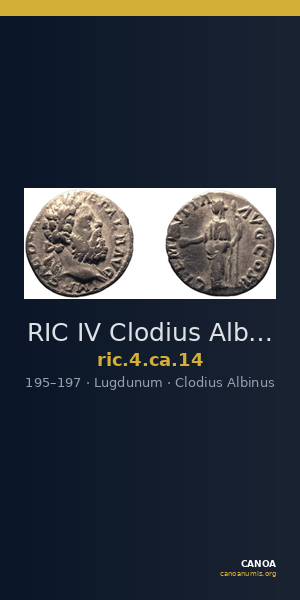 RIC IV Clodius Albinus 14 — CANOA