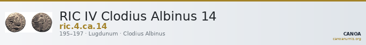 RIC IV Clodius Albinus 14 — CANOA