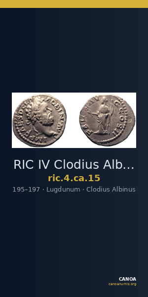RIC IV Clodius Albinus 15 — CANOA