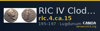 RIC IV Clodius Albinus 15 — CANOA