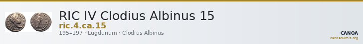 RIC IV Clodius Albinus 15 — CANOA