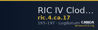 RIC IV Clodius Albinus 17 — CANOA