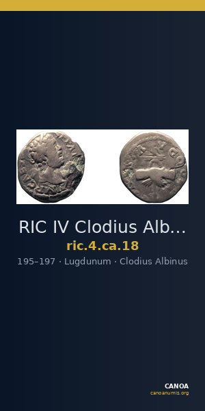 RIC IV Clodius Albinus 18 — CANOA