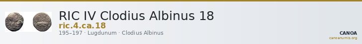 RIC IV Clodius Albinus 18 — CANOA