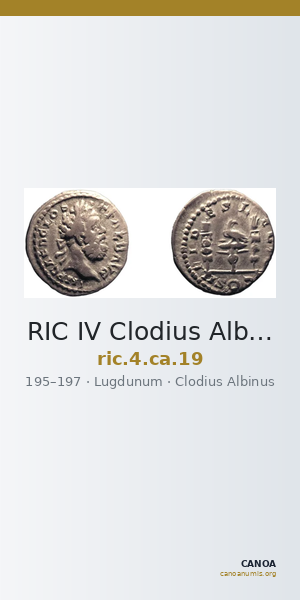 RIC IV Clodius Albinus 19 — CANOA