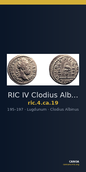 RIC IV Clodius Albinus 19 — CANOA