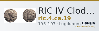 RIC IV Clodius Albinus 19 — CANOA