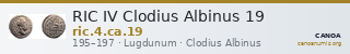 RIC IV Clodius Albinus 19 — CANOA