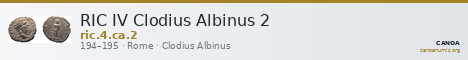 RIC IV Clodius Albinus 2 — CANOA