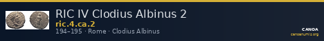 RIC IV Clodius Albinus 2 — CANOA