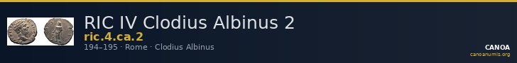 RIC IV Clodius Albinus 2 — CANOA