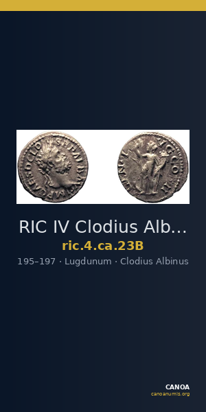 RIC IV Clodius Albinus 23B — CANOA