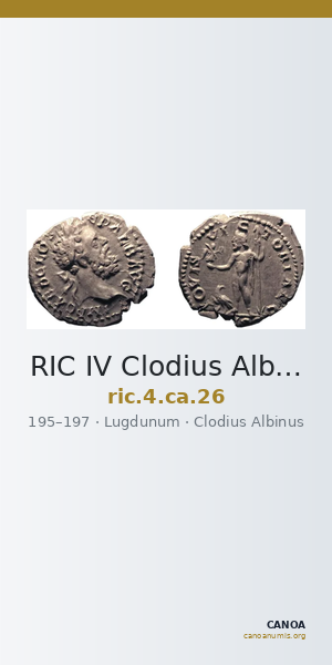 RIC IV Clodius Albinus 26 — CANOA