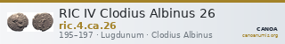 RIC IV Clodius Albinus 26 — CANOA