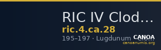 RIC IV Clodius Albinus 28 — CANOA