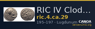 RIC IV Clodius Albinus 29 — CANOA