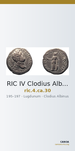 RIC IV Clodius Albinus 30 — CANOA