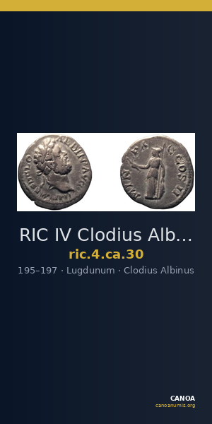 RIC IV Clodius Albinus 30 — CANOA
