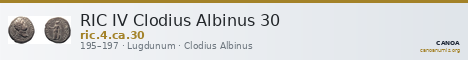 RIC IV Clodius Albinus 30 — CANOA